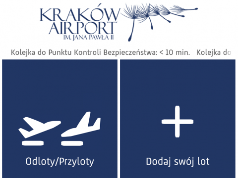 Nowa aplikacja mobilna Kraków Airport ułatwi Wam podróż