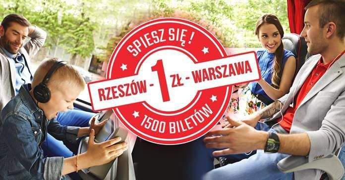 Lux Express: 1500 biletów dla Rzeszowa za 1 zł!