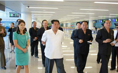 Kim Dzong-Un wizytuje z pompą międzynarodowe lotnisko w Korei Płn.