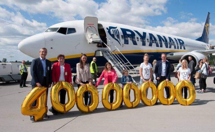 Ryanair - 40 mln pasażerów w Polsce!