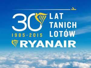 Ryanair świętuje 30 lat tanich lotów