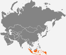 mapa - Indonezja