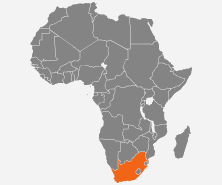 mapa - Republika Południowej Afryki