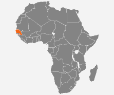 mapa - Senegal