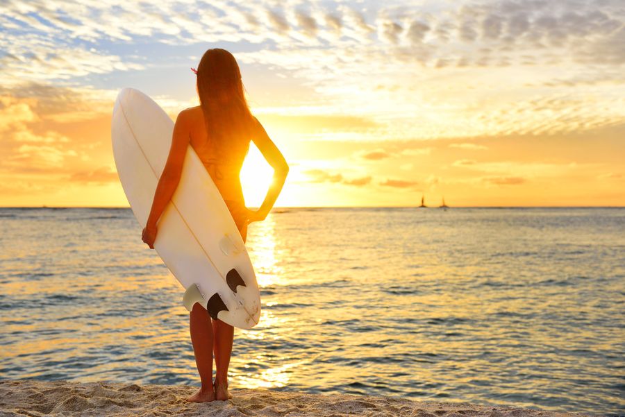 Surfing woman shutterstock blog