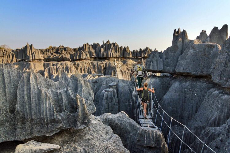 rezerwat tsingy de bemaraha na madagaskarze