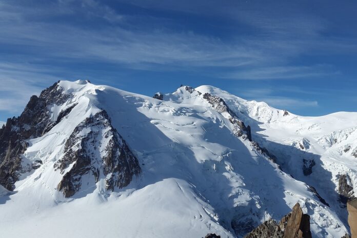 mont blanc w alpach najwyższy szczyt europy