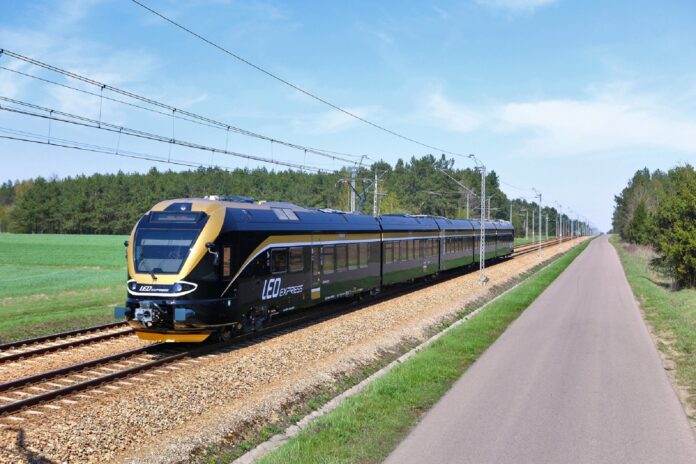 Pociąg czeskiego przewoźnika Leo Express