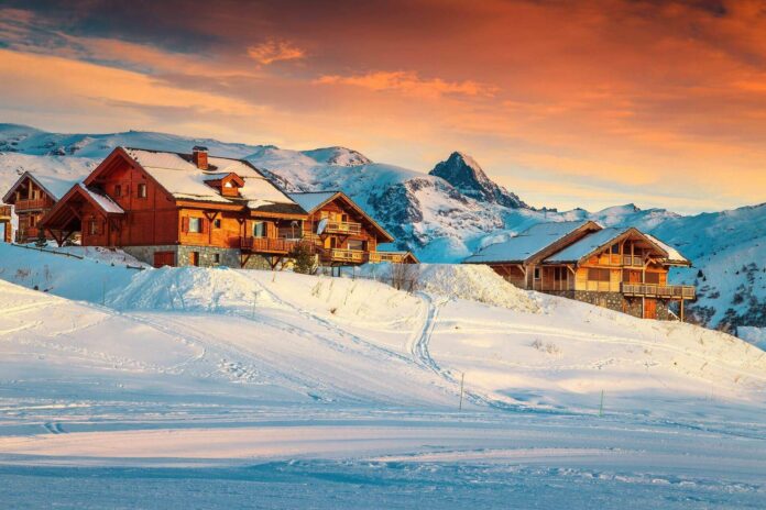 domki przy stoku narciarskim