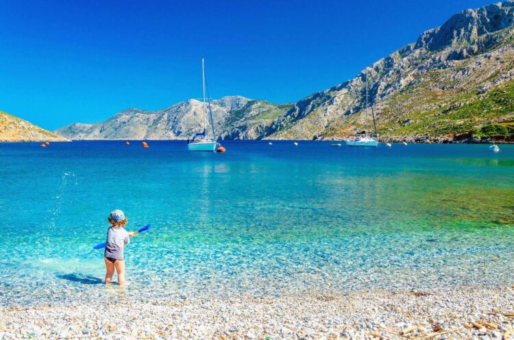 Plaża na wyspie Kos w Grecji