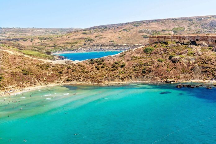 Plaża Tuffieha Bay na Malcie