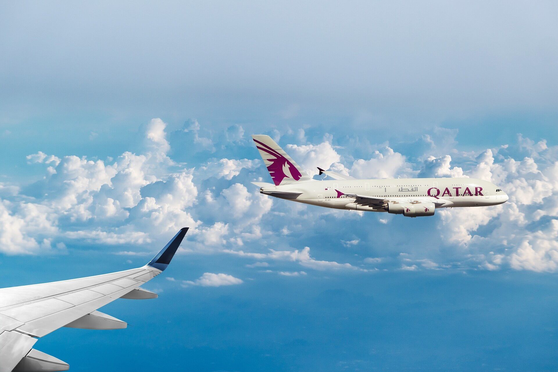 samolot Qatar Airways