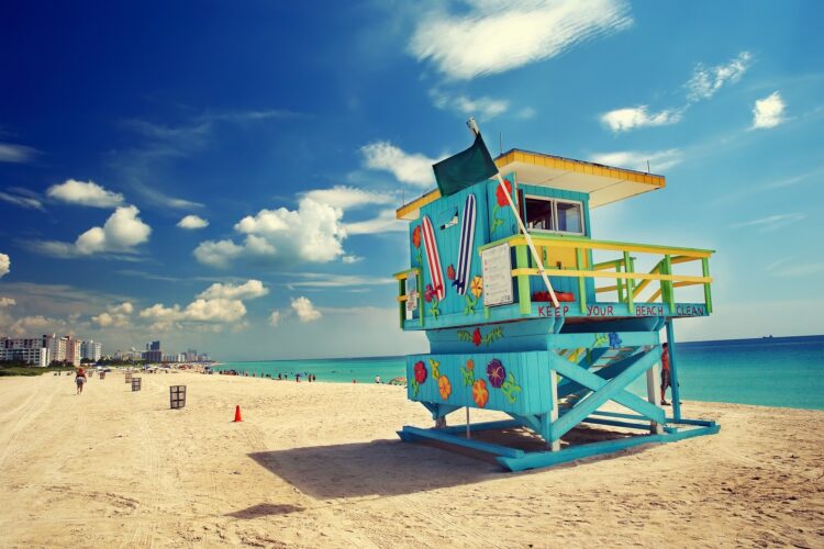 Plaża w Miami Floryda