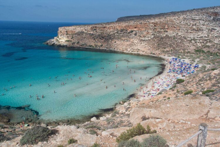 plaża lampedusa włochy