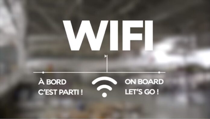 Air France WI-FI grafika