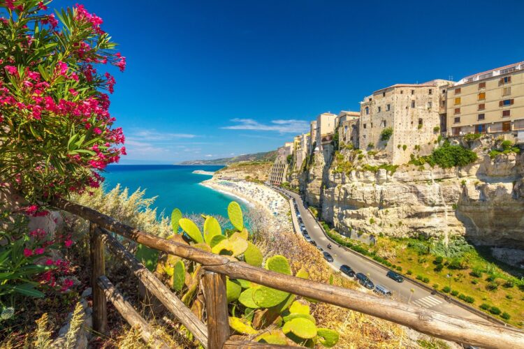 Tropea, Kalabria, plaża, włochy