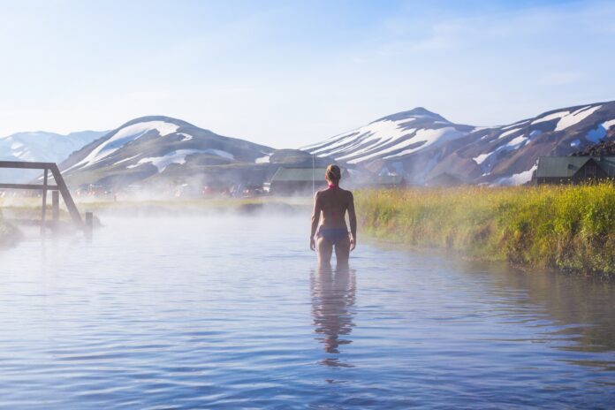 islandia gorące źródła Landmannalaugar