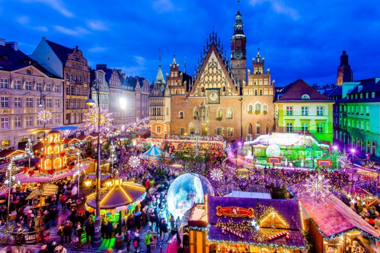 Jarmarki bożonarodzeniowe w Europie Wrocław
