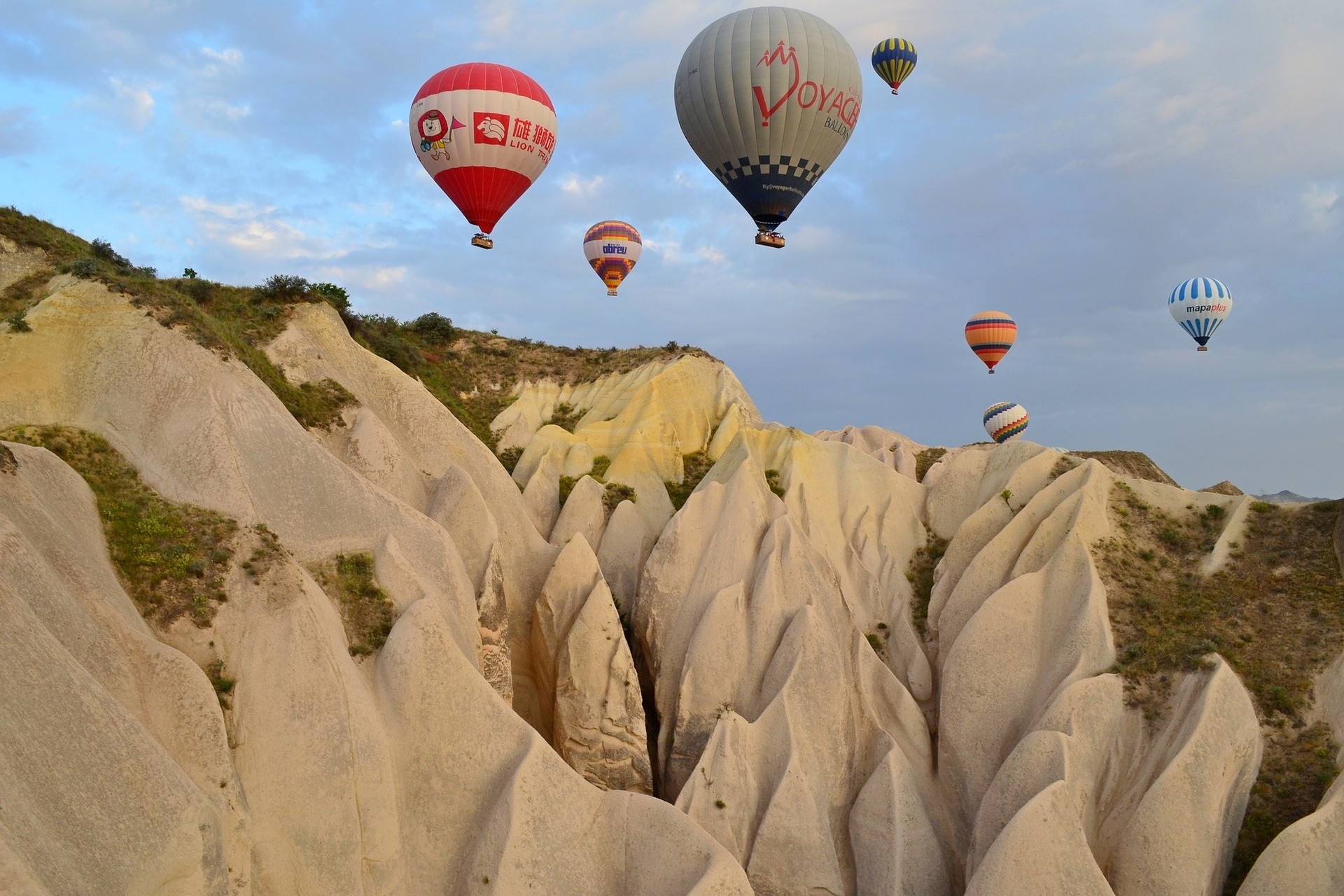 balony w rejonie kapadocja turcja