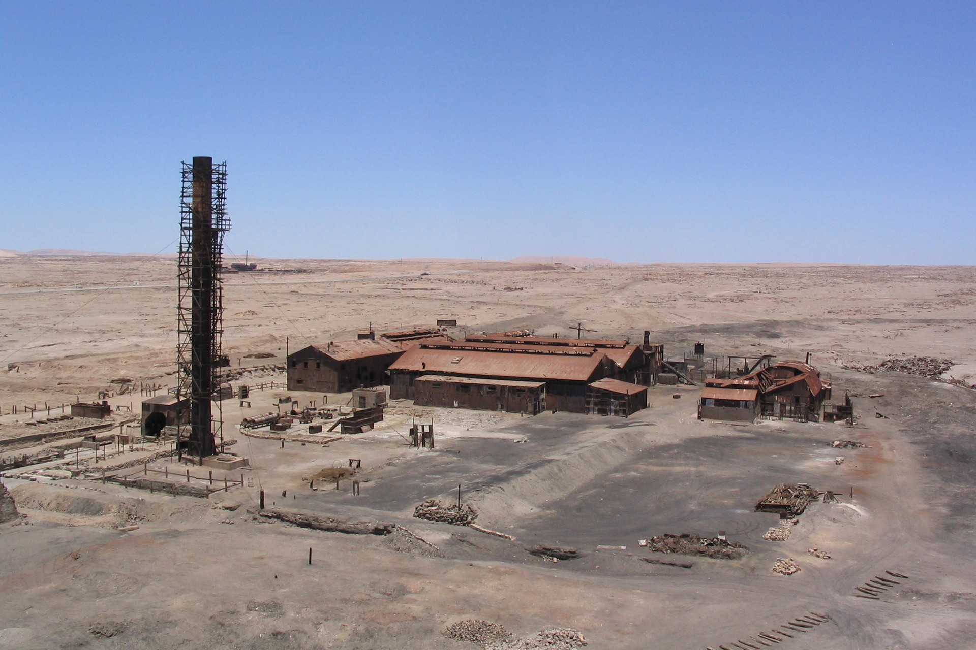 Humberstone, opuszczona fabryka saletry w Chile