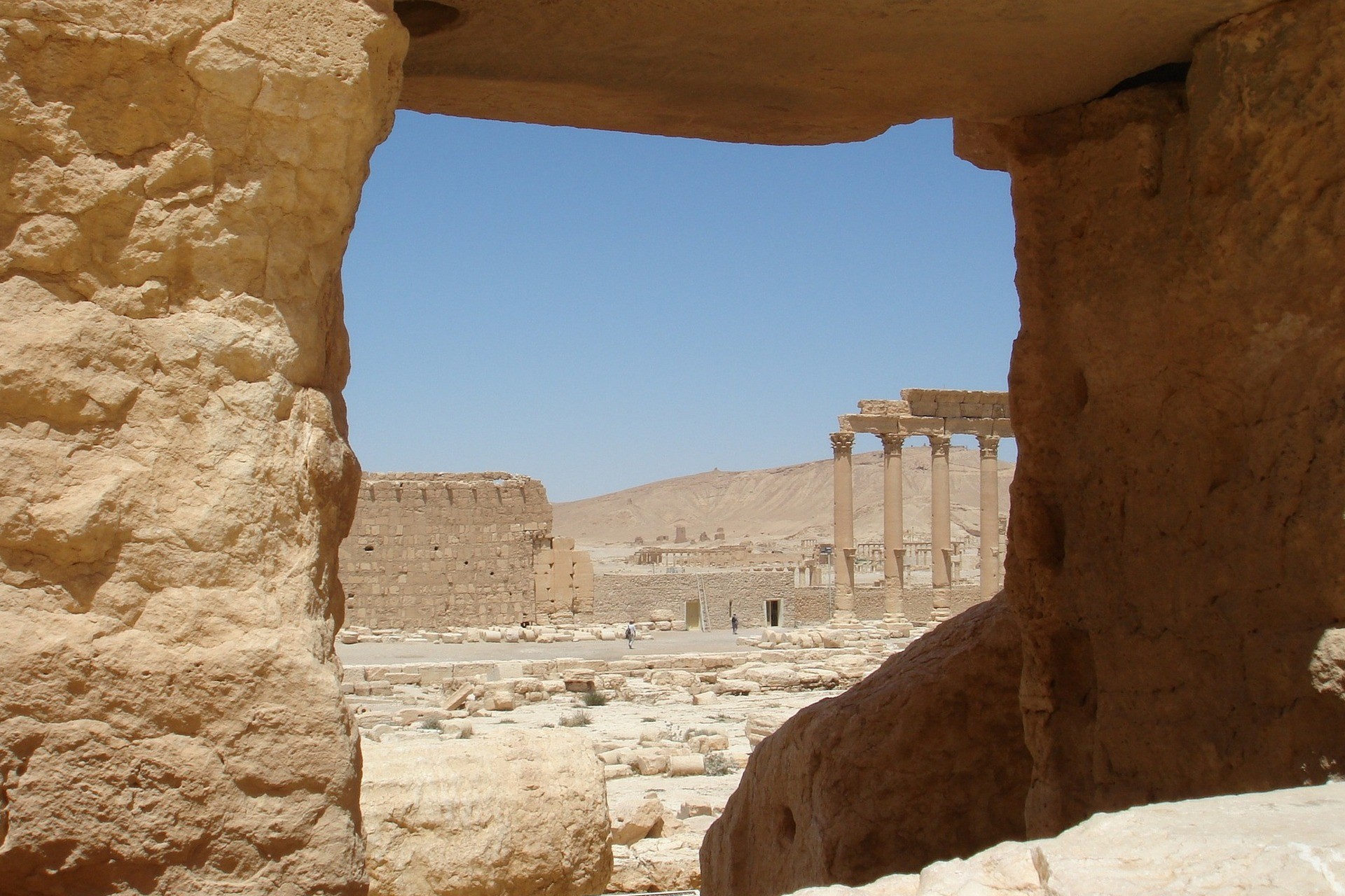 Ruiny Palmyry Syria Palmira