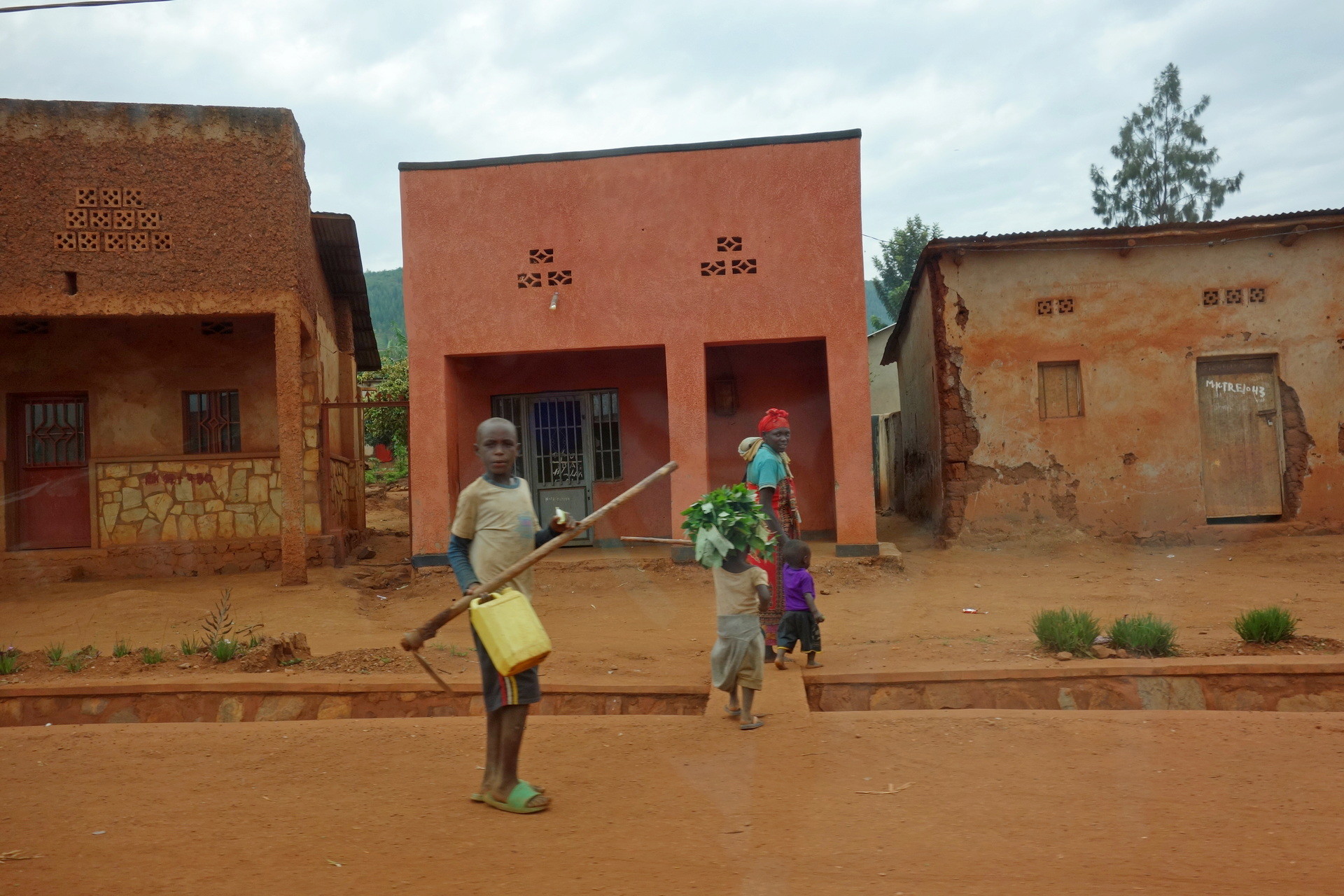 wioska w rwandzie afryka
