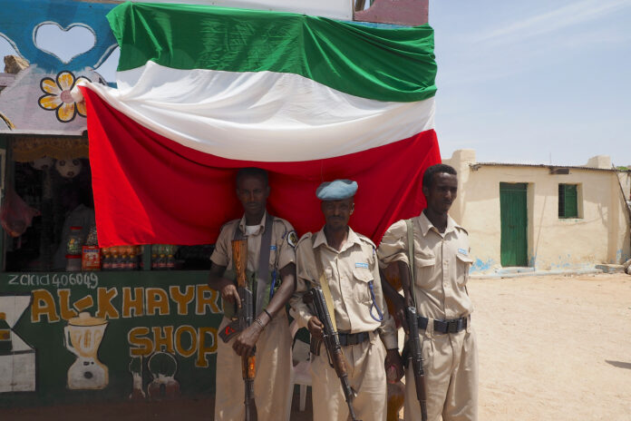 Zbrojni w Somalilandzie nieuznawanym państwie wydzielonym z Somalii