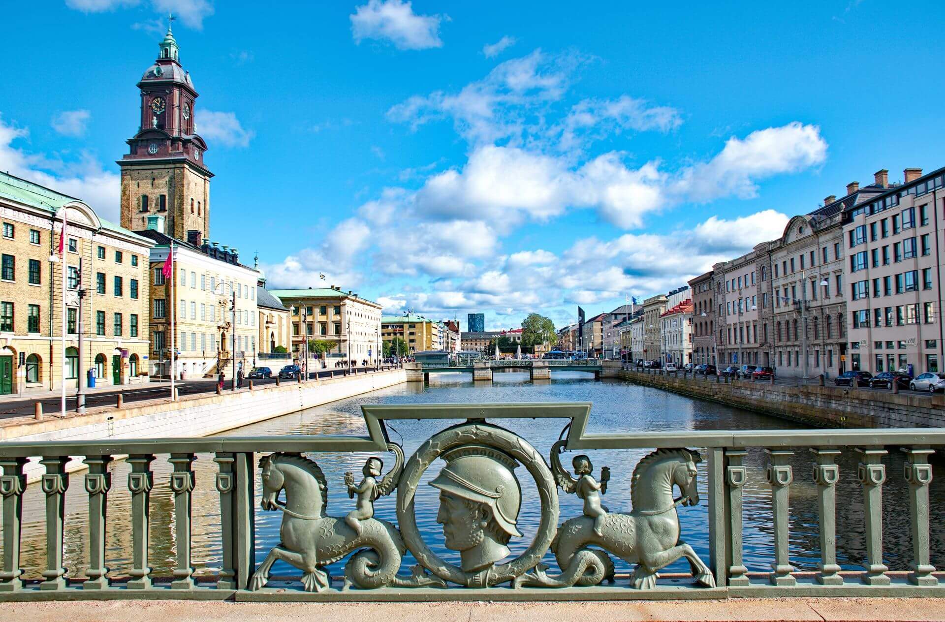 widok z mostu na kanał