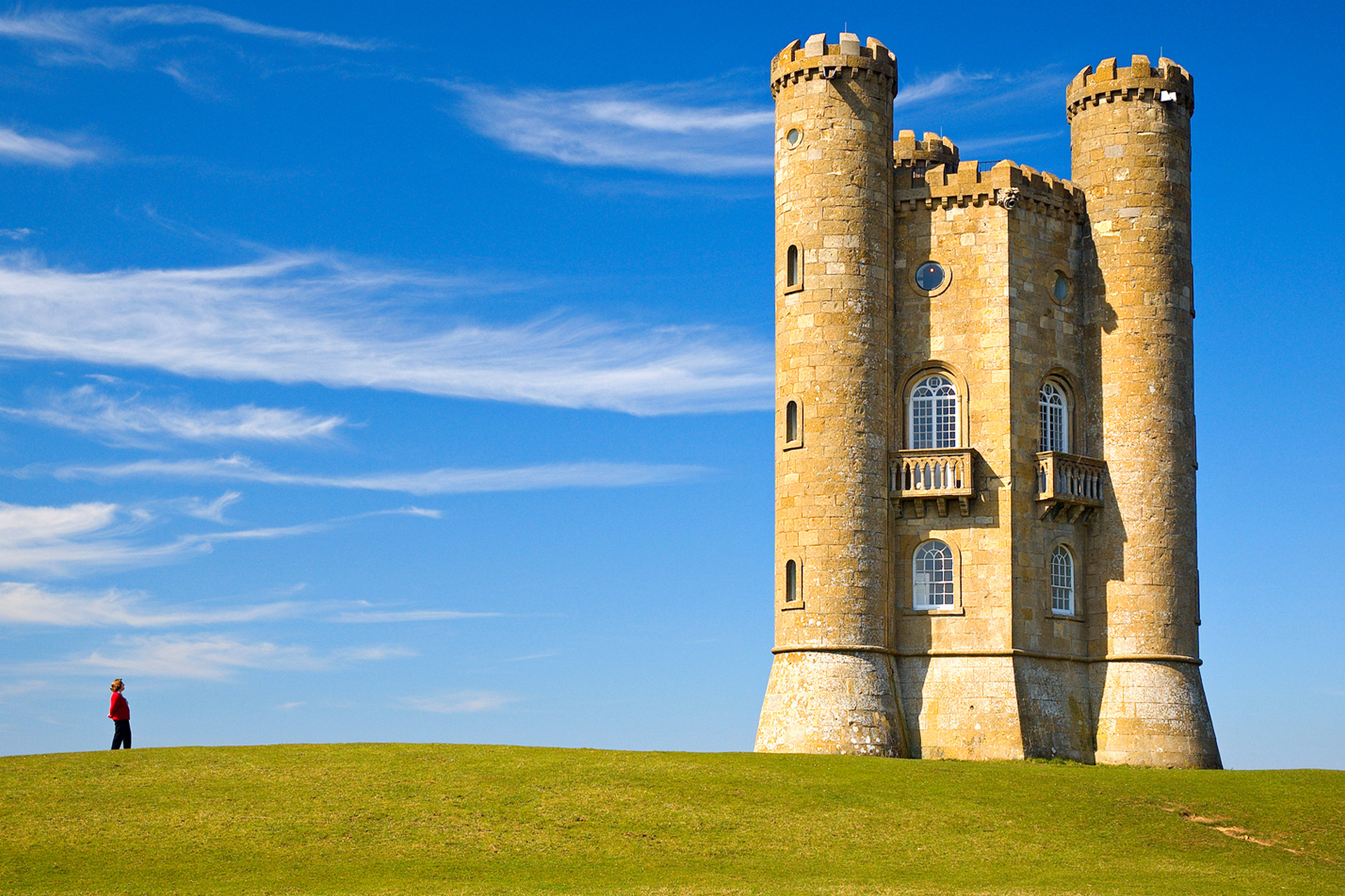 Broadway Tower w Cotswolds w Anglii