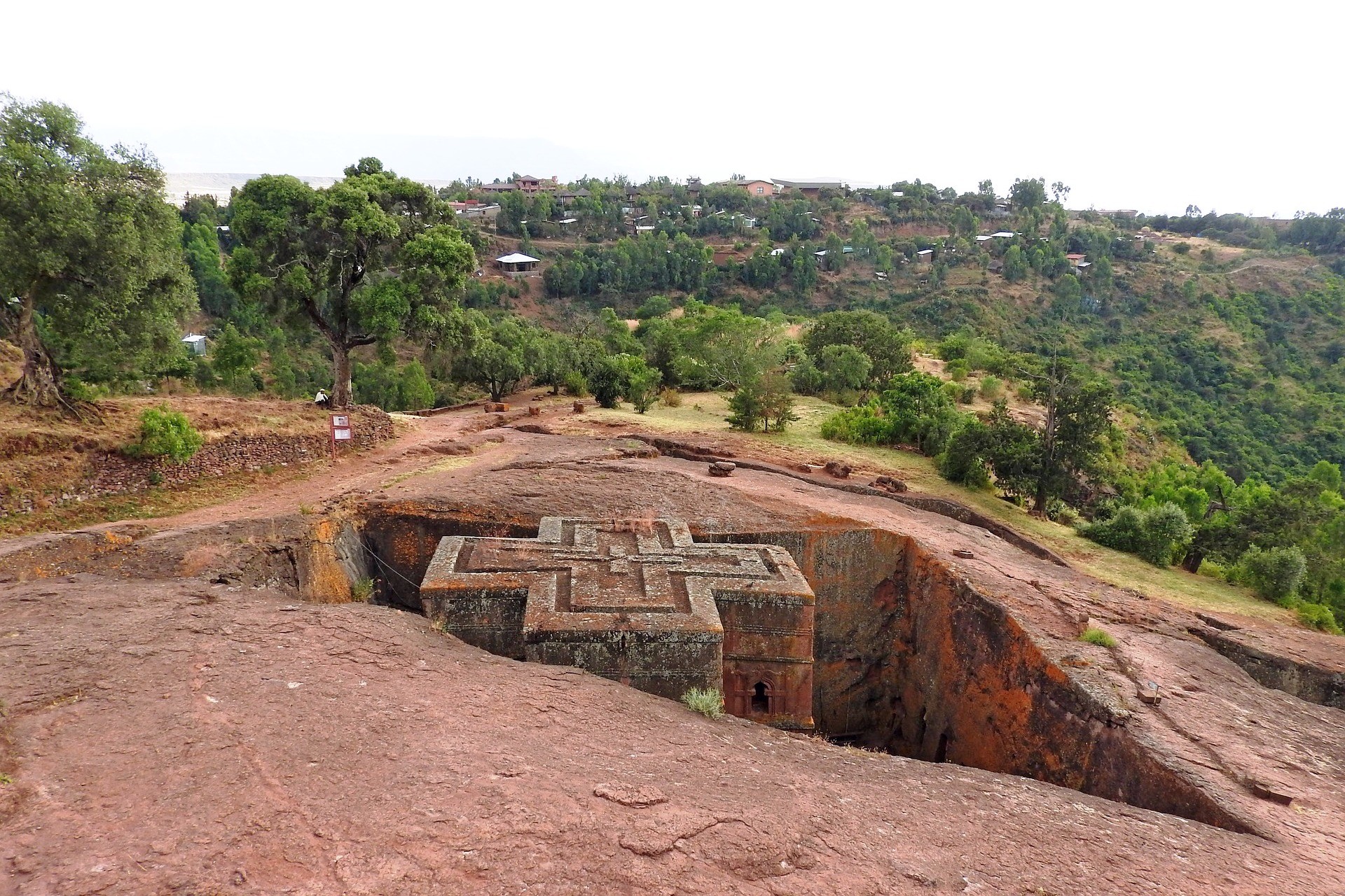 skalne kościoły w lalibela, etiopia