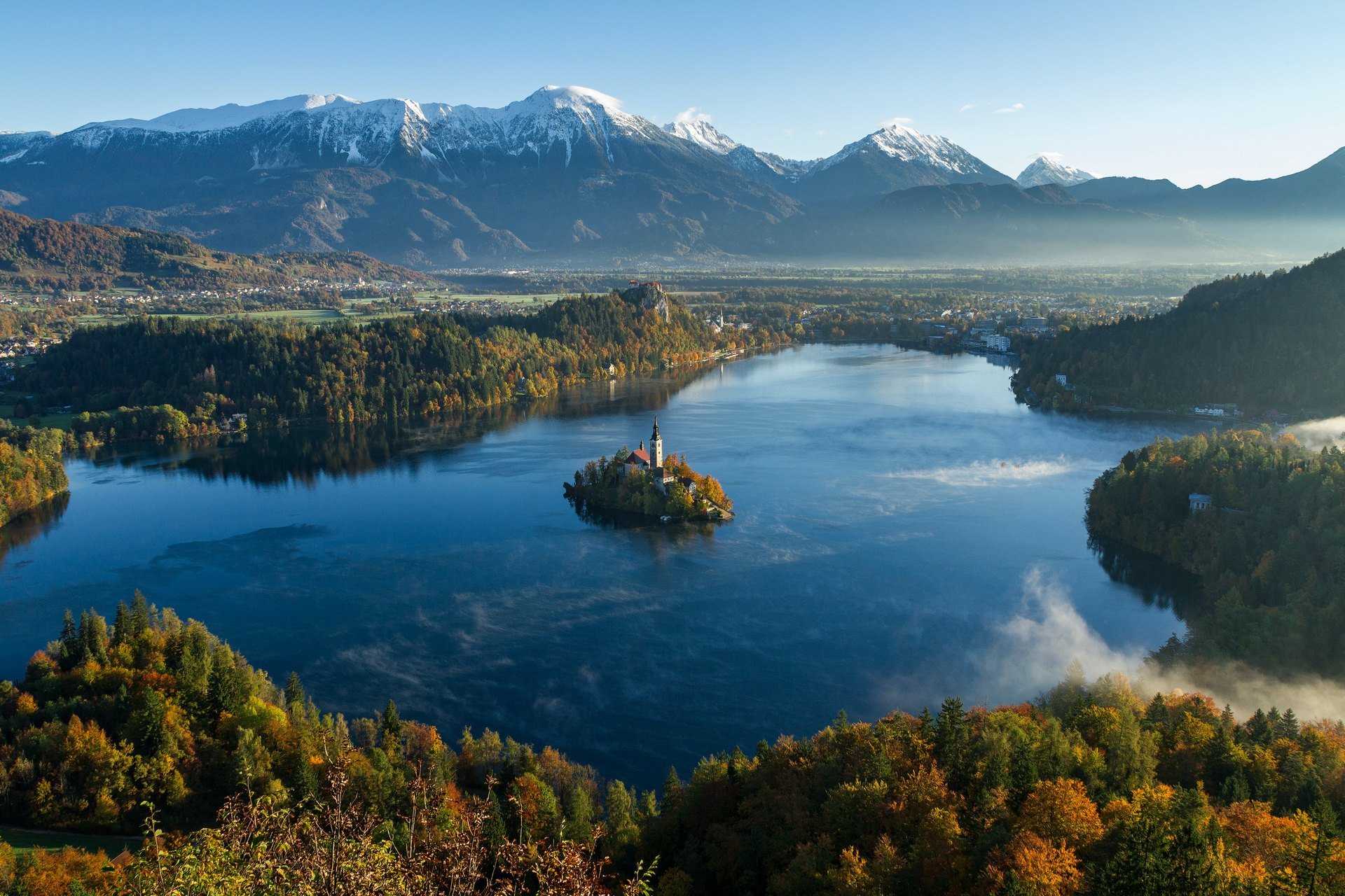 Najpiękniejsza jeziora w Europie - jezioro bled, słowenia