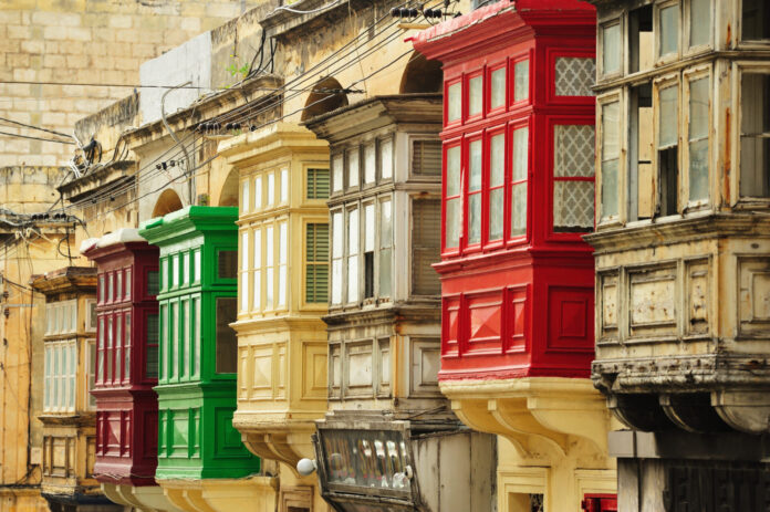 Balconies in Malta