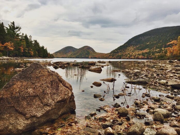 Jordan pond in the Fall