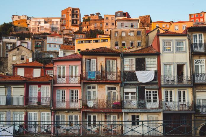 Old Buildings in Porto, Portugal.