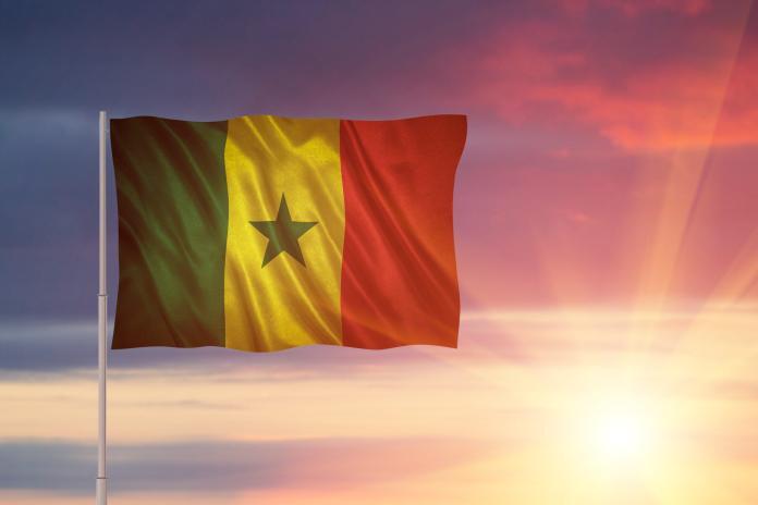 Flag of the Senegal