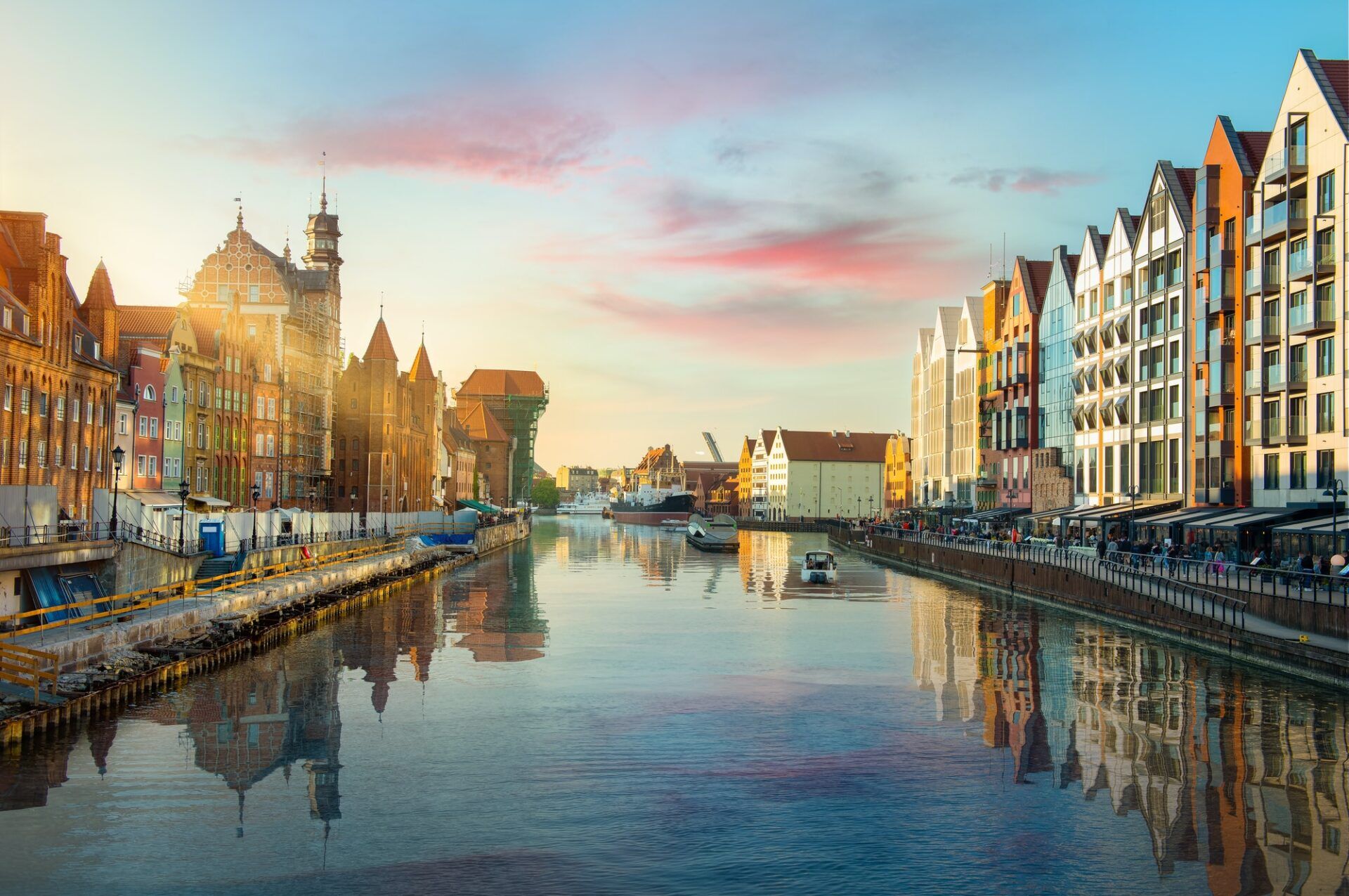 Motawa river in Gdansk