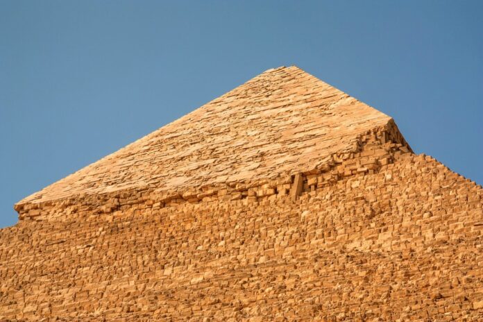 Pyramid of Khafre in Giza, Egypt