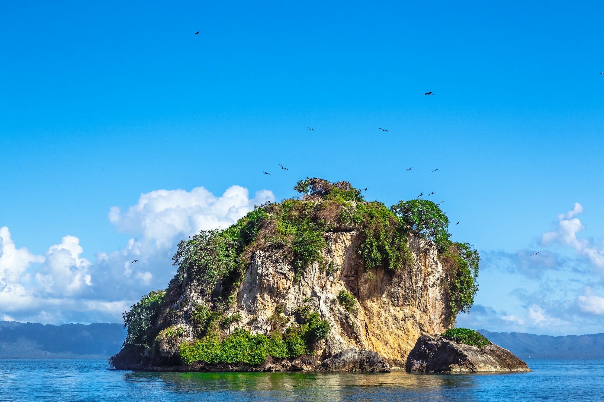 Small Stone Islands in Samana Peninsula, Dominican Republic