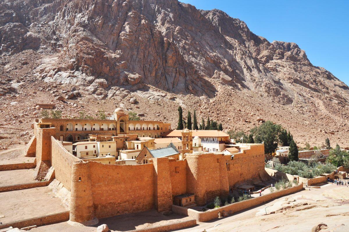 Atrakcja Egiptu klasztor Świętej Katarzyny