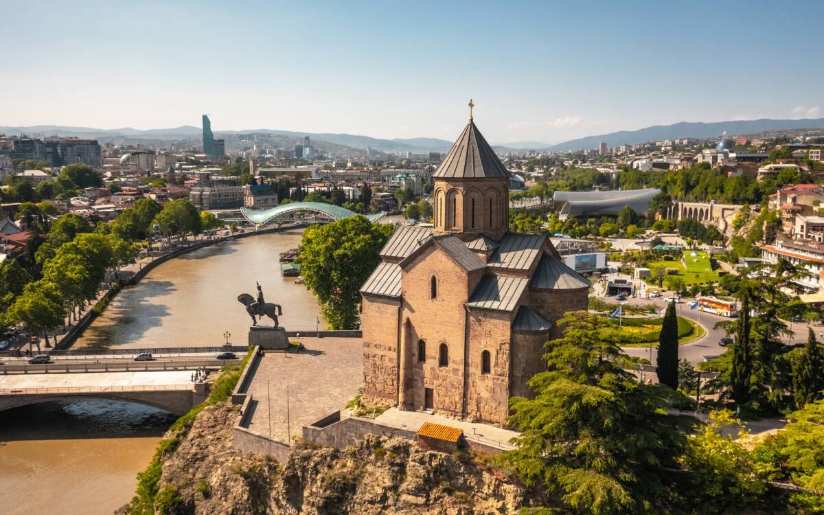 Metekhi Church in Tbilisi