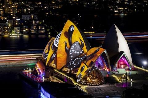 Niesamowity festiwal świateł w Australii