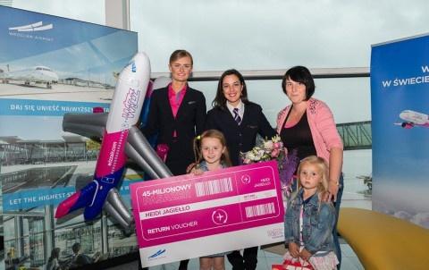 Wizz Air świętuje przewiezienie 45 milionów pasażerów w Polsce