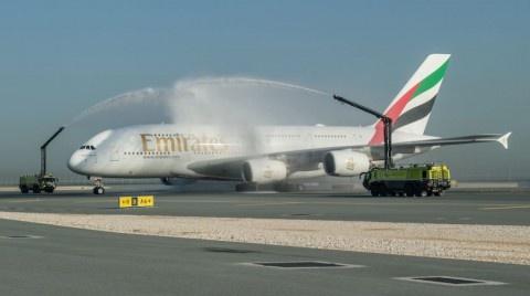 Najkrótszy lot A380 na świecie