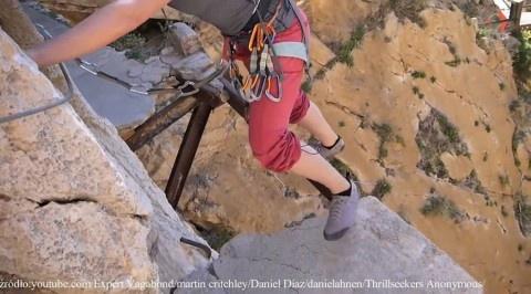 Zobacz przerażający szlak górski dla ryzykantów - El Caminito del Rey
