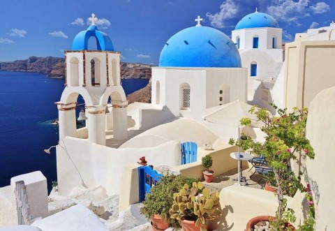 Santorini-bigstock-View-of-blue-dome-church-in-Oi-29214794