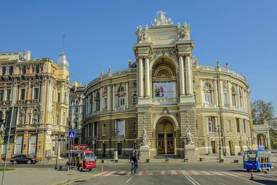 Teatr w Odessie na Ukrainie