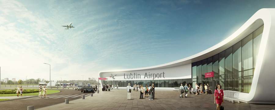nowy terminal lotnisko lublin
