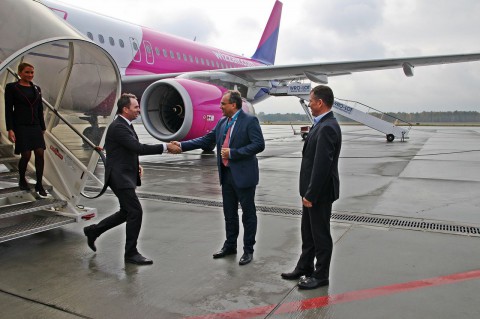 Wizz Air świętuje we Wrocławiu 100 mln obsłużonych pasażerów