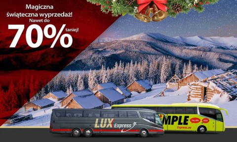 Świąteczne promocje z Lux Expressem!