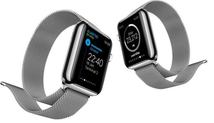 Aplikacja Apple Watch od KLM